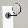 Miroir classique 1 noir édition - Double face avec bras pivotant et grossissement 3x - SKU: H-776-CLAS1B_2