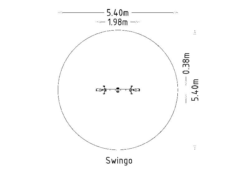 Balançoire rotative à bascule Swingo réf-8057040 - Hags - Pour enfants de 3 à 12 ans_2