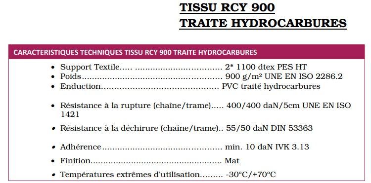 Citerne flexible pour la récupération de liquides polluants