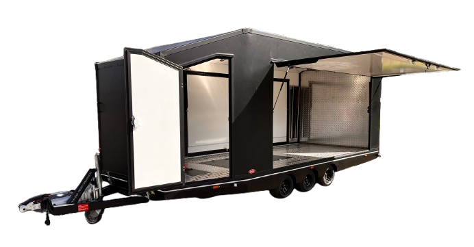 Remorque porte voiture-plateau - 6,00 x 2,30 m, 3500 kg - ta-no sport transporter 35.60 full option « black »_2