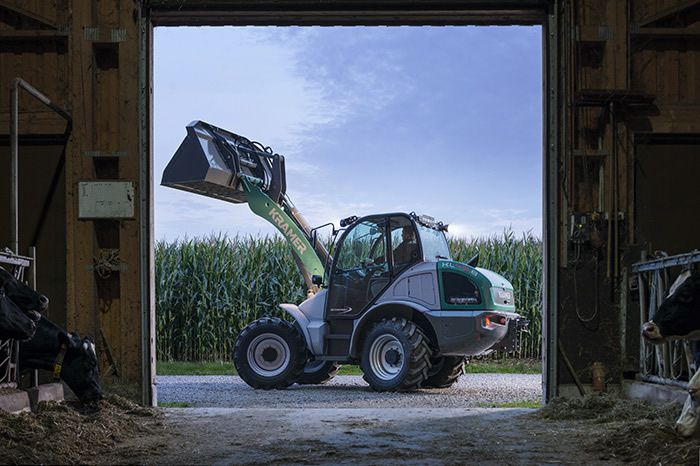 Mini chargeuse sur pneus Kramer KL43.8 - 6,05t - 100 CV - cabine panoramique spacieuse_2