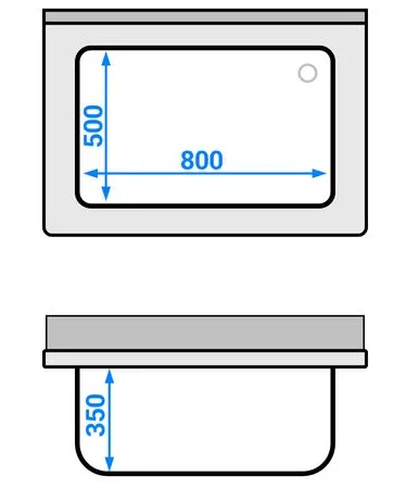 Plonge batterie 100x70cm sur meuble_2