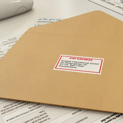 Brother DK-22251 ruban d'étiquette Noir et rouge sur blanc_2