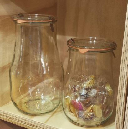 Bocaux en verre WECK Corolle 1750 ml Ø100 mm avec couvercles en verre et joints (clips non inclus) - WN000023_2