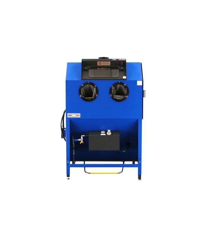 Cabine de sablage à surpression PS 1000 - Gamme PRO - ARENA avec buse en carbure de tungstène et réglage jusqu'à 8 bars_2