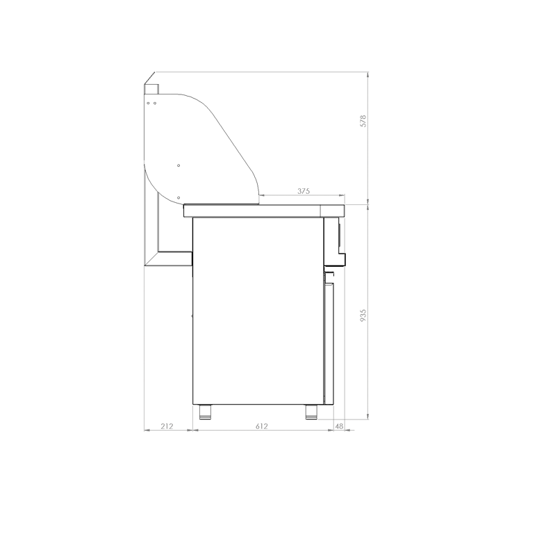Friteuse à gaz 3 pots mécaniques - Capacité 3x13L - Rendement jusqu'à 150kg/h - Référence MECA-FRYER 3B_2