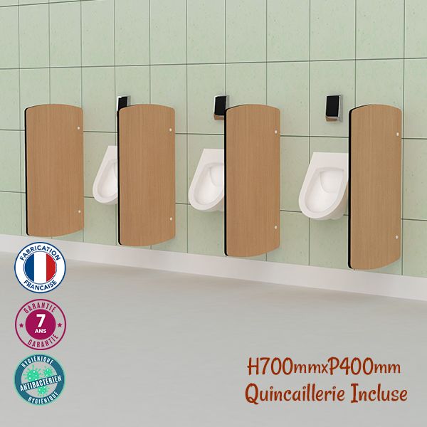 Séparateur d'urinoir pour enfant - séparateur d'urinoir - cloison d'urinoir pour toilettes courantes - école/maternelle_2