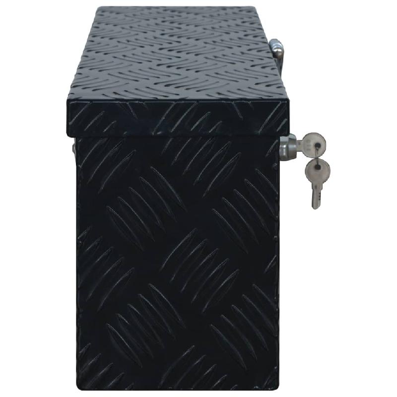 Vidaxl boîte en aluminium 485x140x200 mm noir 144845_2