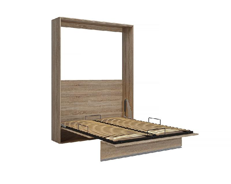 Armoire lit escamotable Genius chêne - ouverture assistée - couchage 140x200 cm - gain de place_2