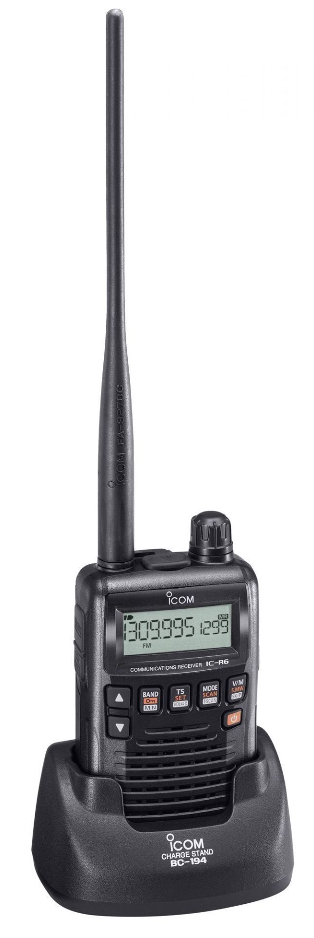 Récepteur radio portable multi-fonctions compact large bande ic-r6_3