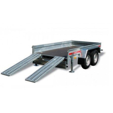 Remorque porte-engins Tema Builder 1 - Longueur utile 2,60 m - PTAC 3T - 2 essieux freinés_2