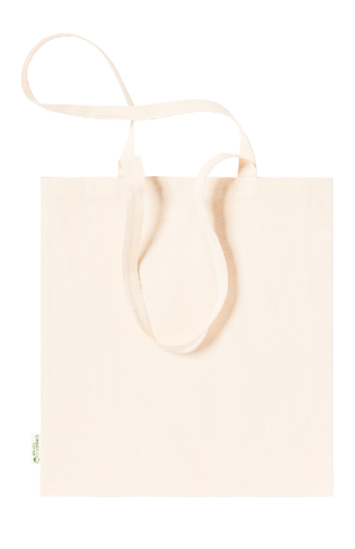 Tote bag en coton bio - anses longues - 100% coton biologique - 180 g/m² - couleur naturelle_2