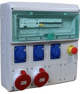 MCSCKA0092M2 - Armoire électrique de chantier - Kaedra H2MC - porte transparente et plastrons - 63A IP44 6kA_2