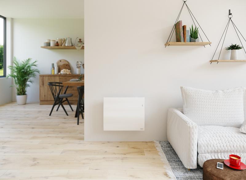 Radiateur chaleur douce connecté Seville horizontal 750W Blanc - Thermor - 443879_2