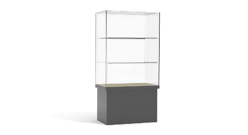 Vitrine haute muséographique  sur mesure et fabriquée en France_2