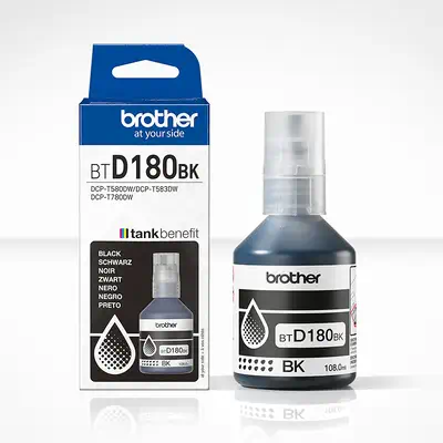 BTD180BK Bouteille d'encre noire originale Brother_2