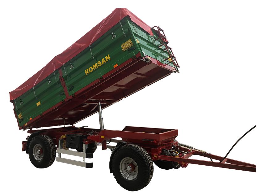 R 60 CSGA - Benne agricole à double essieu - Romsan - Capacité 6000 kg_2