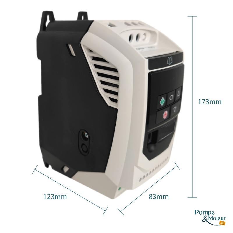 Variateur De Vitesse Micro Entrée 230v Monophasé - Sortie 230v Triphasé 0.75kw - 4.3a - Ip20_2