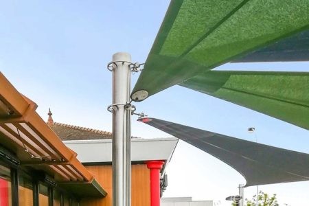 Voiles d'ombrage professionnelles sur mesure - Protection solaire anti-UV, imperméable et durable_2