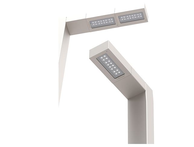 Luminaire d'éclairage public Hulla - LED 105W - 11550 lm - Aluminium - Hauteur conseillée 6m_0