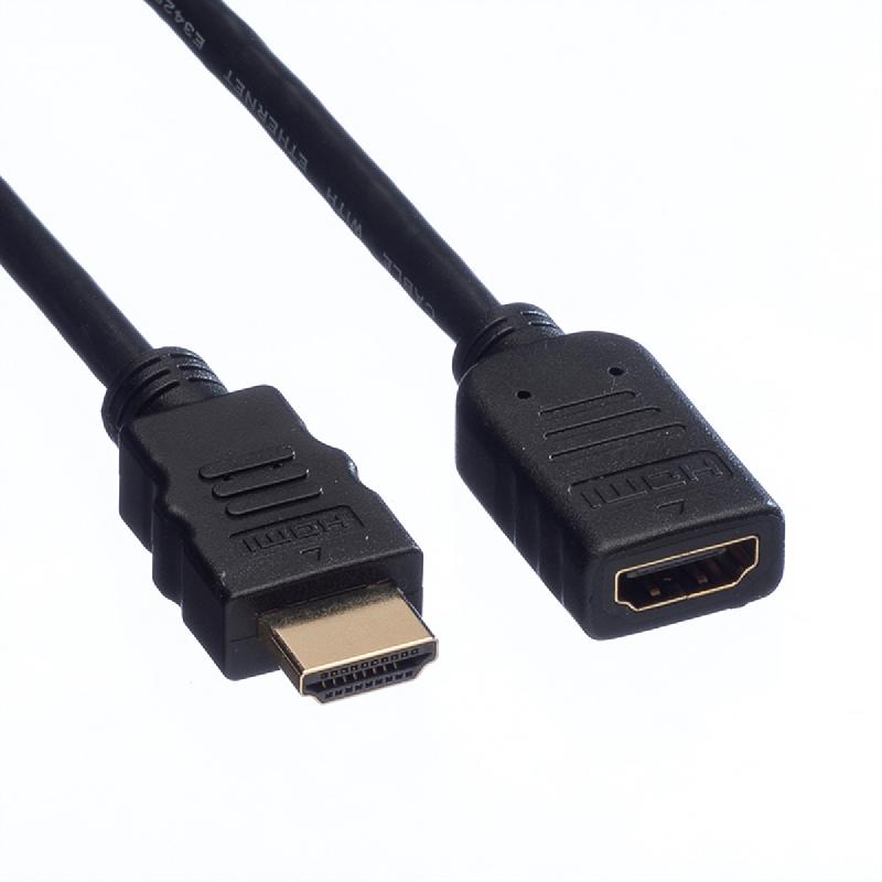 VALUE Câble HDMI High Speed avec Ethernet M/F, 3 m_2
