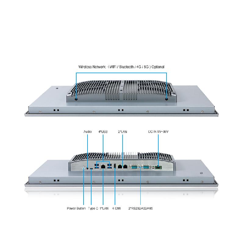 Panel PC industriel fanless 23.8 pouces 16:9 Full HD - EVI-24WAC-12th - HMI, supervision et automatisation_2
