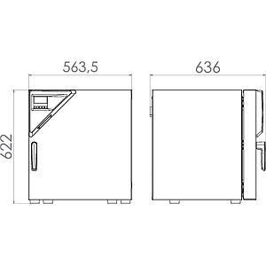 Etuve de laboratoire à convexion naturelle ed 56 - binder référence : bin-90100333_2