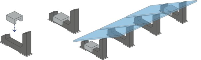 Lestage support panneaux photovoltaique_2