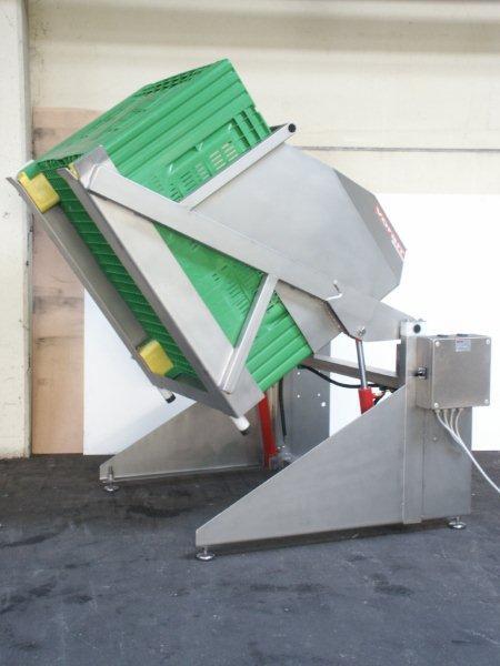 Bc - basculeur de caisse hydraulique en inox - Voran - capacité 550 kg, moteur 2,2 kW_2