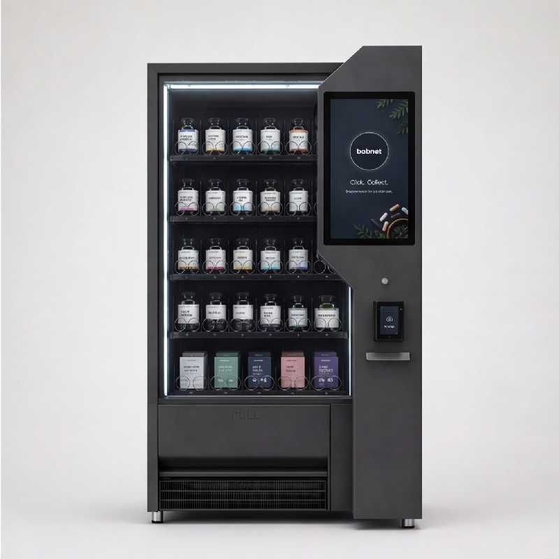 Distributeur automatique réfrigéré de médicaments sans ordonnance et de compléments alimentaires - écran tactile 21.5 pouces - paiement EMV et NFC_2