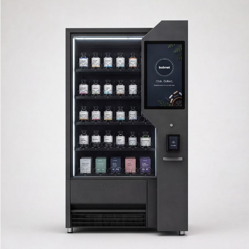 Distributeur automatique réfrigéré de médicaments sans ordonnance et de compléments alimentaires - écran tactile 21.5 pouces - paiement EMV et NFC_0