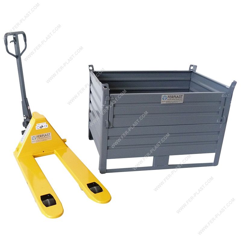 FPBF25 L950 - Transpalette manuel court Ferplast - 2500 kg - Fourches 950 mm - Largeur 550 mm_2