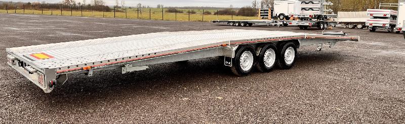 Remorque porte voiture-plateau - 8,50 X 2,10 M - 3500 KG - 2 PANS INCLINES - TA-NO TRIO STD 35.85_2