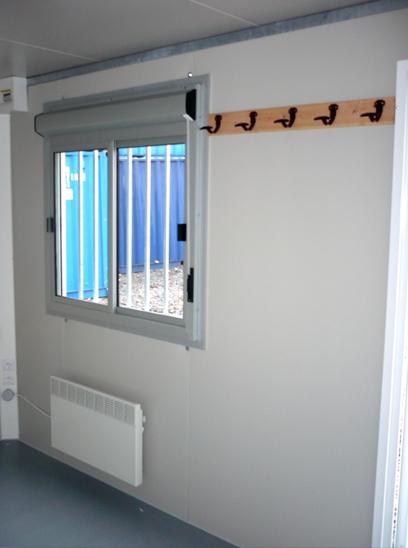 Bungalows de chantier combi bs / modulaire / ossature en métal / parois en panneau sandwich / isolé / 6 x 2.40 m_1