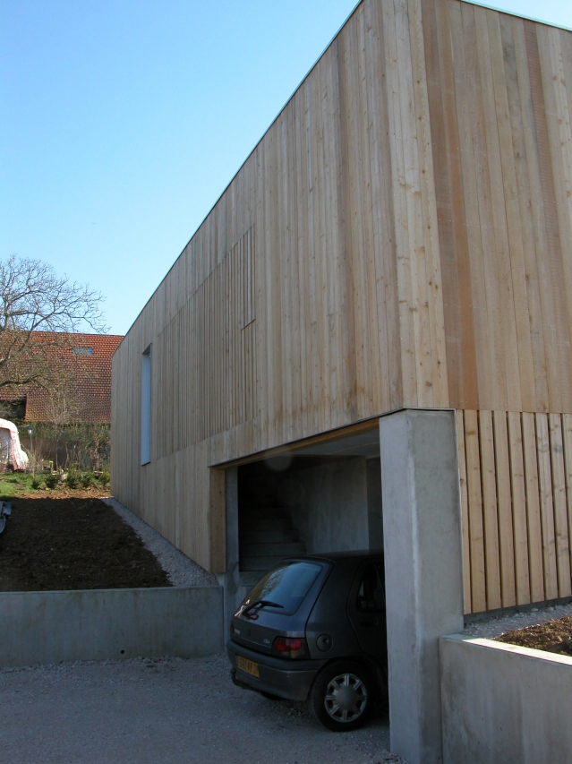 Maison à ossature en bois ANAIS - plain-pied avec sous-sol et toit double pente_3