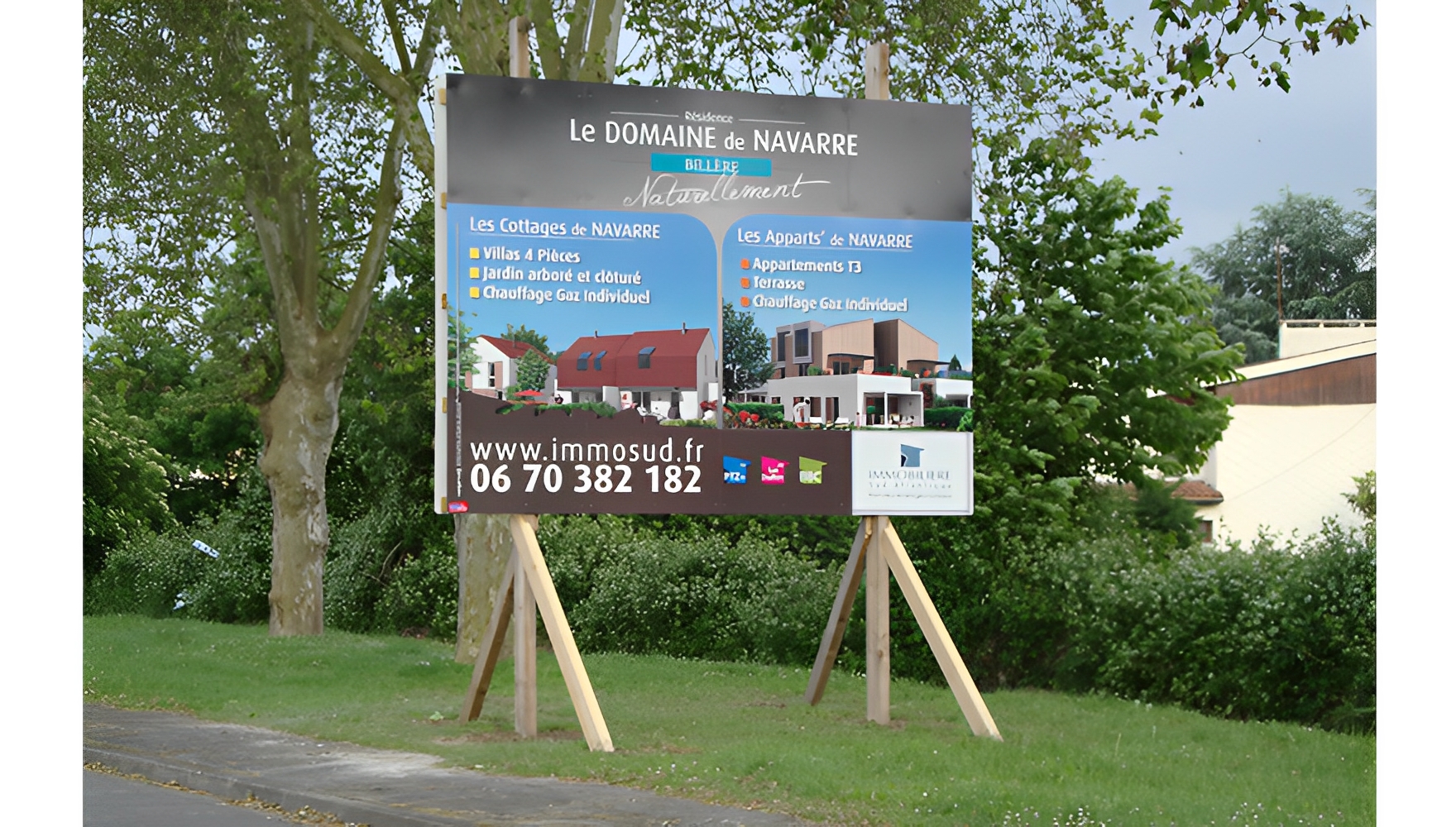 Panneau publicitaire en toile pour événements intérieurs et extérieurs