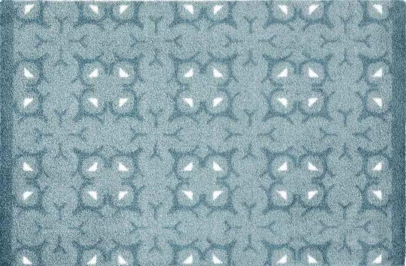 Tapis d'entrée déco intérieur absorbant - Ksour canard - 75x50 cm_2