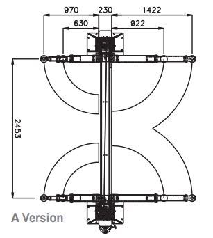 Élévateur à 2 colonnes TECO 4202 - Pont électro-hydraulique 4200 Kg pour voitures, SUV et fourgons_2