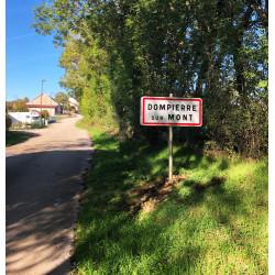 Panneau de localisation entrée agglomération EB10 - 2 lignes, signalisation routière_2