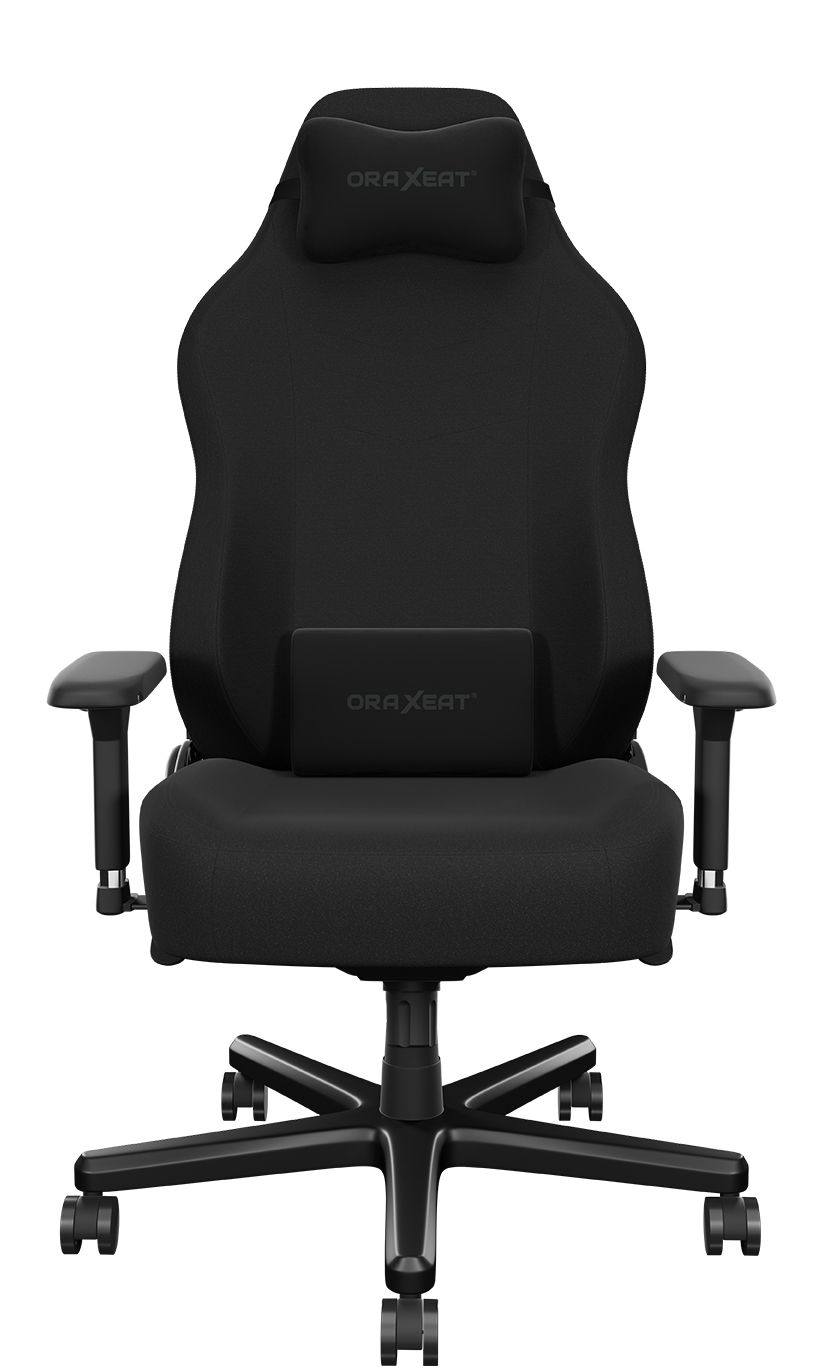 Siège réglable en tissu déperlant avec mousse de haute densité 55 kg/m3 - ORAXEAT TK800F - Noir - Réf : ORX_TK800F_BKBK_2