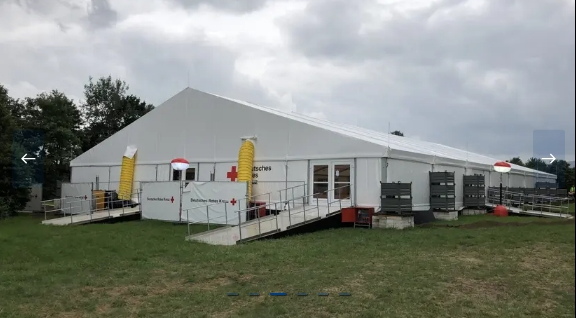 Tentes de déploiement HTS TENTIQ GmbH - solutions polyvalentes pour restauration et actions sanitaires dans les missions humanitaires_2