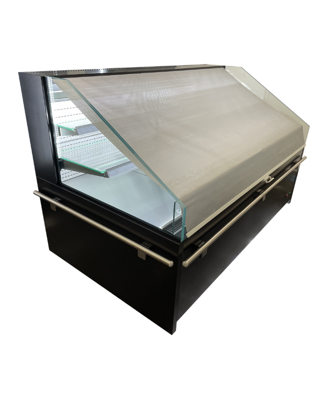 Vitrine réfrigérée semi-verticale 2 niveaux MILANO SUSHI - EORION SU13 2 niv et EORION SU20 2 niv - 1330 mm et 1955 mm de largeur - LED - -1°C à +7°C_2