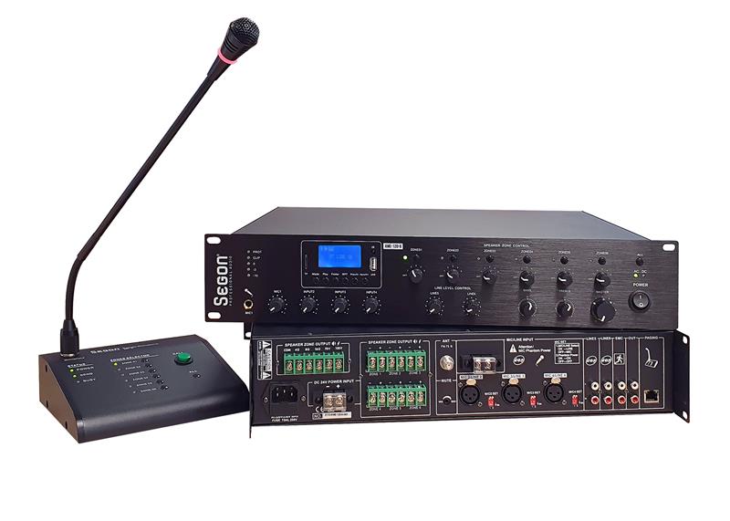 Amplificateur Préampli Tuner Bluetooth SD USB AME-120-6 Rondson - 6 zones 120 Watts avec égaliseur graphique et module multimédia_2