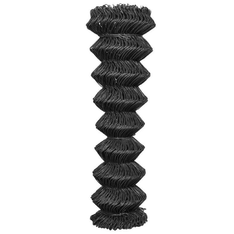 Vidaxl clôture à mailles acier 25 x 1,5 m gris 142431_2