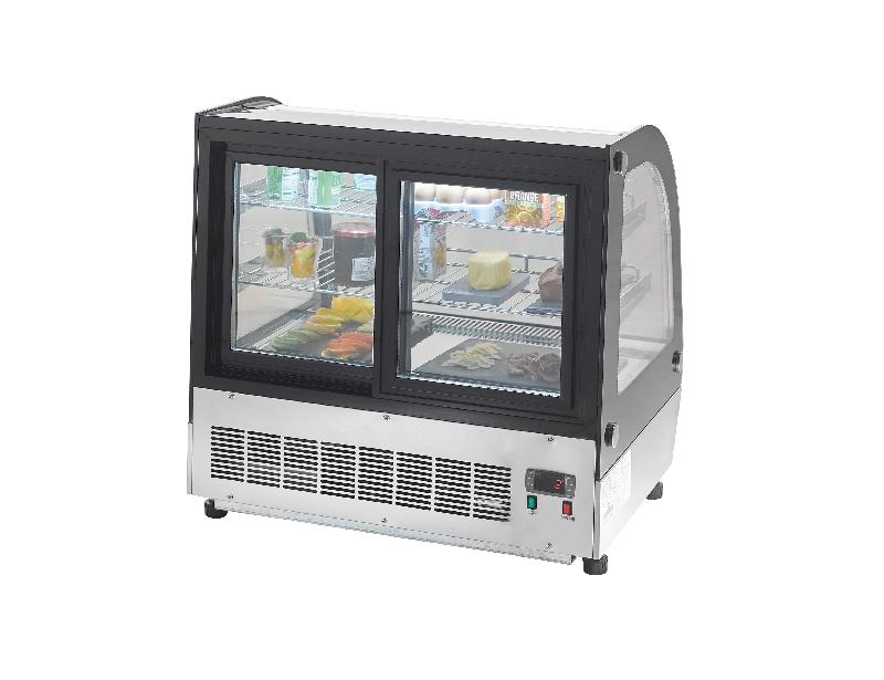 Vitrine réfrigérée vitre bombée 130L ATOSA_2