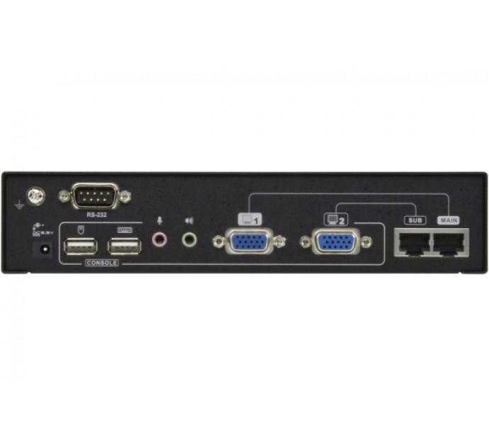 Aten CE774 - Prolongateur KVM double écran VGA/USB/Audio - Jusqu'à 150m - Réf. 50036_2