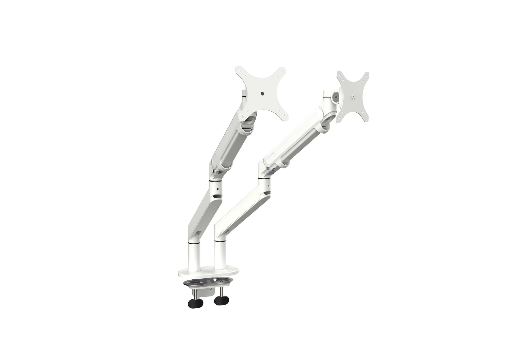 Bras articulé double pour écran - Hauteur ajustable 24 cm - Rotation 360° - Support VESA 75/100 mm_2