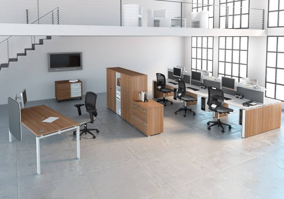 Bureau d'entreprise open space - coworking, desk sharing et mobilier professionnel - Burostock_2