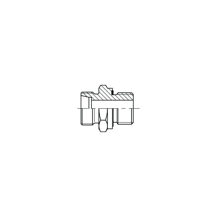 GE - UNF - Raccord droit en acier - Hydroscand - Plusieurs dimensions et filetages disponibles_2