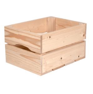 Caisse en bois L2 - Simply à Box - L36 x H20 x P27 cm - bois brut ou 6 coloris de lasure_2